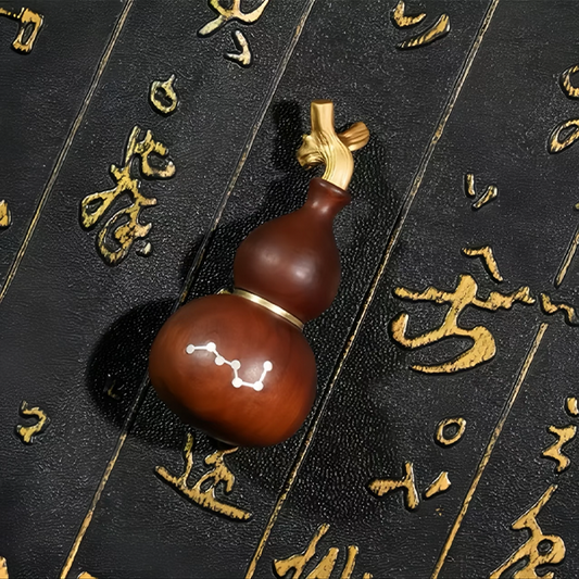 Seven-Star Inlaid Gourd Charm: Traditional Chinese Blessings Meet Modern Feng Shui