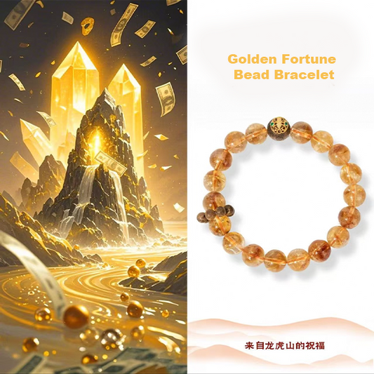 Golden Fortune Bracelet – Citrine & Agarwood for Wealth Flow | GComing